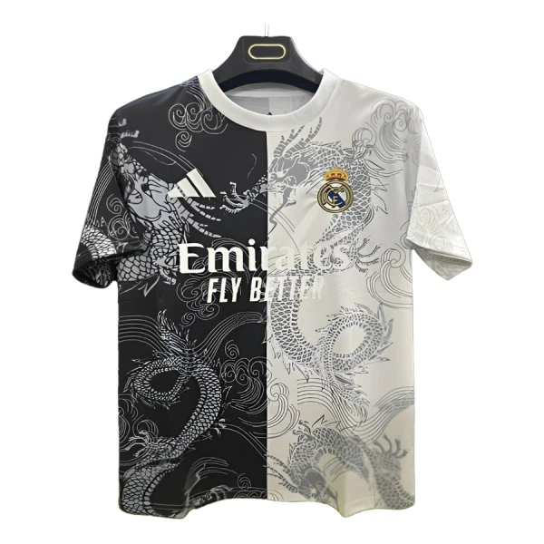 Real Madrid Trøje 24/25 Dragon Hvid Real Madrid Trøje 24/25 Dragon Hvid