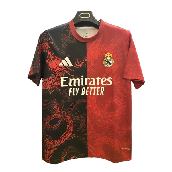 Real Madrid Trøje 24/25 Dragon Rød Real Madrid Trøje 24/25 Dragon Rød