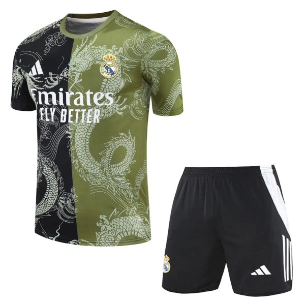 Real Madrid Trøje Barn 24/25 Dragon Grøn Real Madrid Trøje Barn 24/25 Dragon Grøn