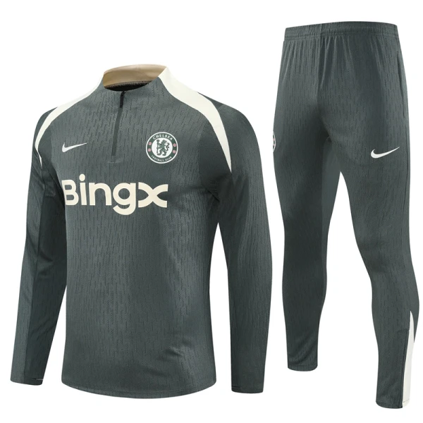 Chelsea Trænings sweatshirt sæt 25/26 Grå Chelsea Trænings sweatshirt sæt 25/26 Grå