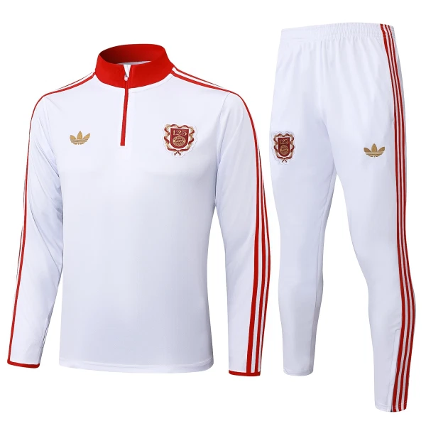 FC Bayern München Trænings sweatshirt sæt 24/25 Hvid FC Bayern München Trænings sweatshirt sæt 24/25 Hvid