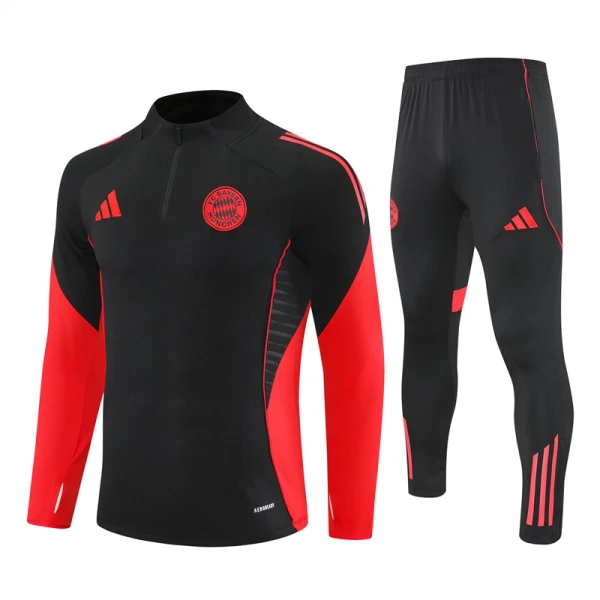 FC Bayern München Trænings sweatshirt sæt 25/26 Sort FC Bayern München Trænings sweatshirt sæt 25/26 Sort