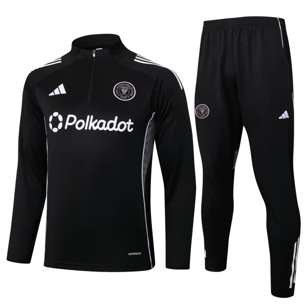 Inter Miami CF Trænings sweatshirt sæt 25/26 Sort Inter Miami CF Trænings sweatshirt sæt 25/26 Sort