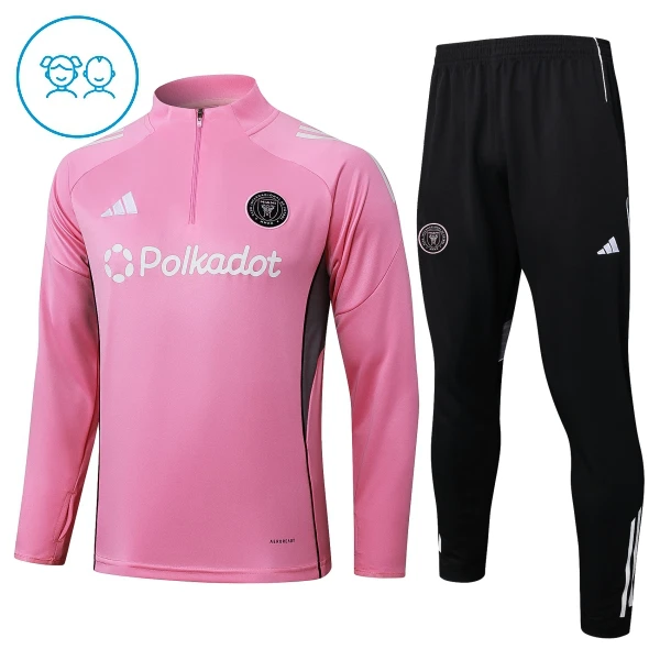 Inter Miami CF Trænings sweatshirt sæt Barn 25/26 Lyserød