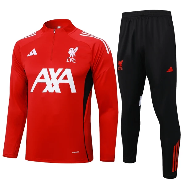 Liverpool Trænings sweatshirt sæt 24/25 Rød Liverpool Trænings sweatshirt sæt 24/25 Rød