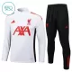 Liverpool Trænings sweatshirt sæt Barn 25/26 Hvid Liverpool Trænings sweatshirt sæt Barn 25/26 Hvid