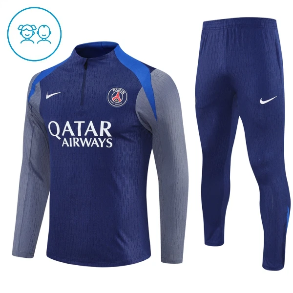 Paris Saint-Germain Trænings sweatshirt sæt Barn 25/26 Flåde Paris Saint-Germain Trænings sweatshirt sæt Barn 25/26 Flåde