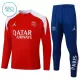 Paris Saint-Germain Trænings sweatshirt sæt Barn 25/26 Rød Paris Saint-Germain Trænings sweatshirt sæt Barn 25/26 Rød