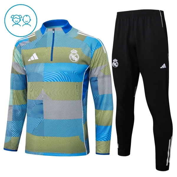 Real Madrid Trænings sweatshirt sæt Barn 25/26 Real Madrid Trænings sweatshirt sæt Barn 25/26