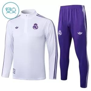 Real Madrid Trænings sweatshirt sæt Barn 25/26 Hvid