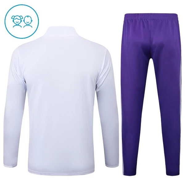 Real Madrid Trænings sweatshirt sæt Barn 25/26 Hvid