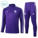 Real Madrid Trænings sweatshirt sæt Barn 25/26 Violet Real Madrid Trænings sweatshirt sæt Barn 25/26 Violet