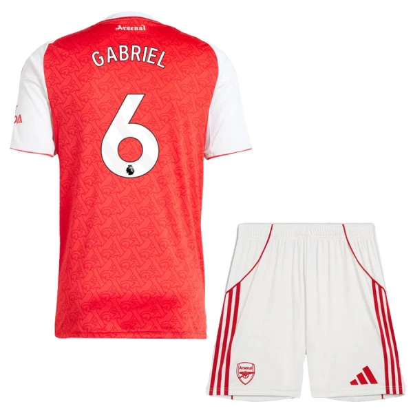 Arsenal Gabriel 6 Hjemmebanetrøje Barn 25/26