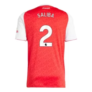 Arsenal Saliba 2 Hjemmebanetrøje 25/26