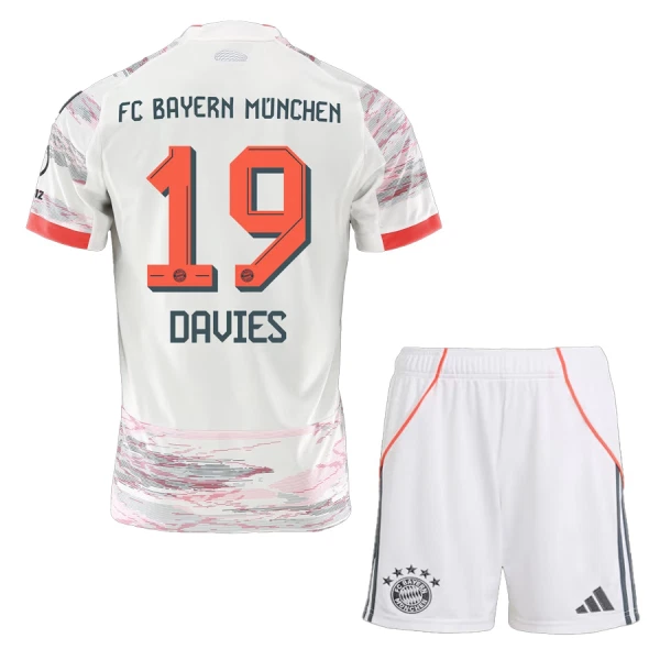 FC Bayern München Alphonso Davies 19 Udebanetrøje Barn 25/26 FC Bayern München Alphonso Davies 19 Udebanetrøje Barn 25/26
