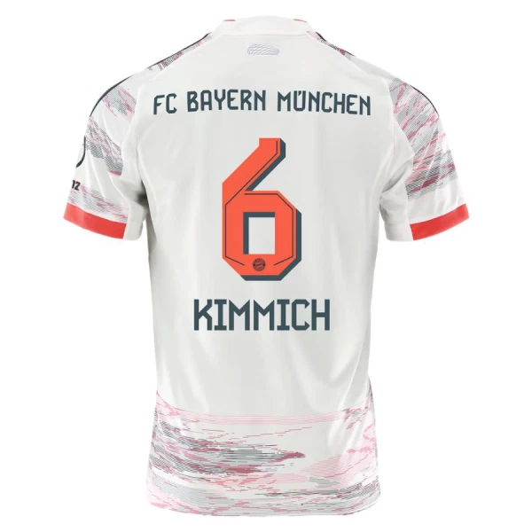 FC Bayern München Joshua Kimmich 6 Udebanetrøje 25/26 FC Bayern München Joshua Kimmich 6 Udebanetrøje 25/26