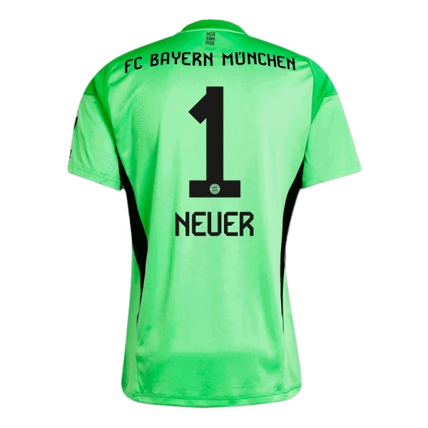 FC Bayern München Manuel Neuer 1 Målmand Trøje 25/26 Grøn FC Bayern München Manuel Neuer 1 Målmand Trøje 25/26 Grøn
