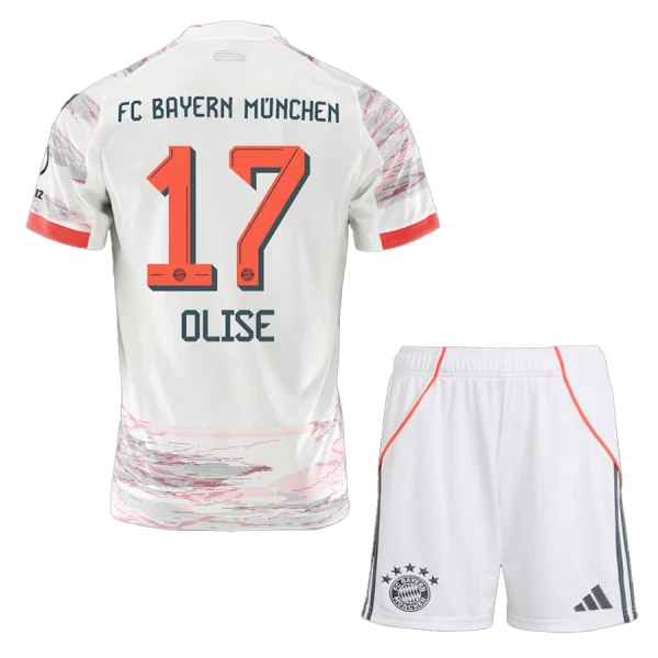 FC Bayern München Olise 17 Udebanetrøje Barn 25/26 FC Bayern München Olise 17 Udebanetrøje Barn 25/26