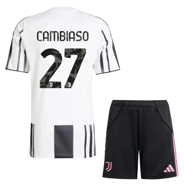 Juventus Cambiaso 27 Hjemmebanetrøje Barn 25/26 Juventus Cambiaso 27 Hjemmebanetrøje Barn 25/26