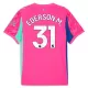 Manchester City Ederson Moraes M. 31 Målmand Trøje 25/26 Lyserød Manchester City Ederson Moraes M. 31 Målmand Trøje 25/26 Lyserød