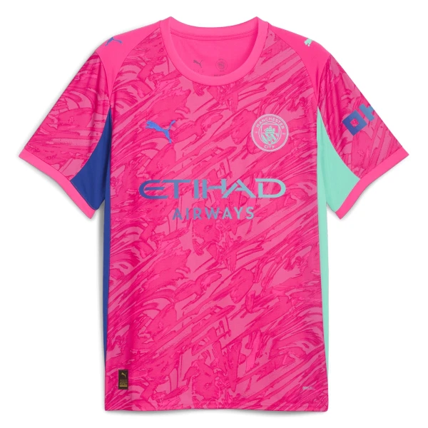 Manchester City Ederson Moraes M. 31 Målmand Trøje 25/26 Lyserød