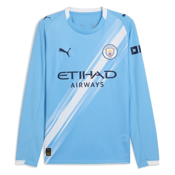 Manchester City Erling Haaland 9 Hjemmebanetrøje 25/26 Langærmet