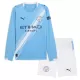 Manchester City Hjemmebanetrøje Barn 25/26 Langærmet Manchester City Hjemmebanetrøje Barn 25/26 Langærmet