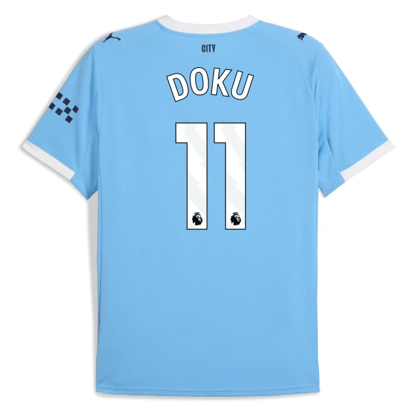 Manchester City Jérémy Doku 11 Hjemmebanetrøje 25/26 Manchester City Jérémy Doku 11 Hjemmebanetrøje 25/26