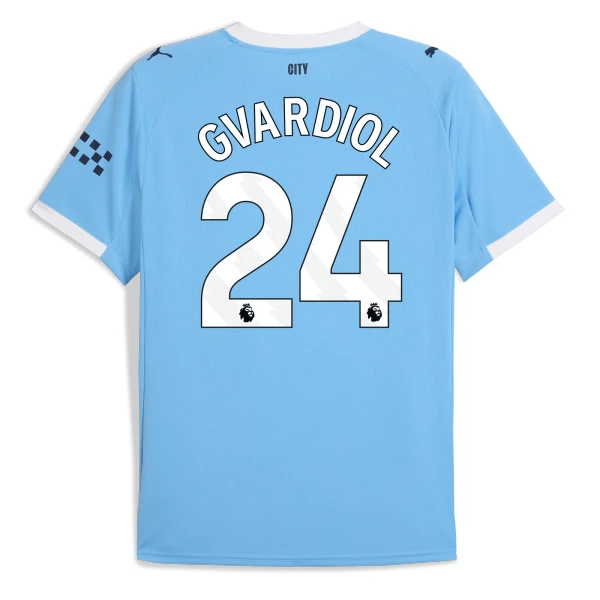 Manchester City Josko Gvardiol 24 Hjemmebanetrøje 25/26 Manchester City Josko Gvardiol 24 Hjemmebanetrøje 25/26