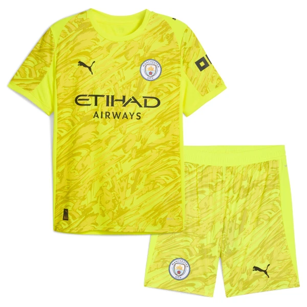 Manchester City Målmand Trøje Barn 25/26 Gul Manchester City Målmand Trøje Barn 25/26 Gul