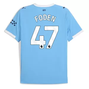 Manchester City Phil Foden 47 Hjemmebanetrøje 25/26