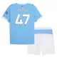 Manchester City Phil Foden 47 Hjemmebanetrøje Barn 25/26 Manchester City Phil Foden 47 Hjemmebanetrøje Barn 25/26