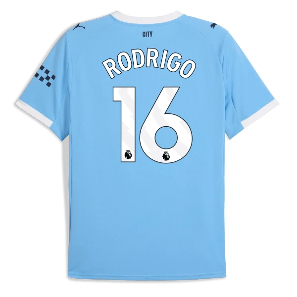 Manchester City Rodrigo Hernández 16 Hjemmebanetrøje 25/26 Manchester City Rodrigo Hernández 16 Hjemmebanetrøje 25/26