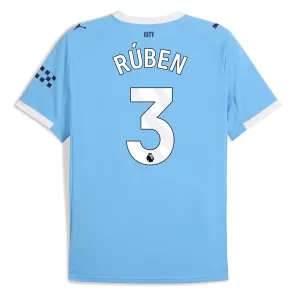 Manchester City Rúben Dias 3 Hjemmebanetrøje 25/26