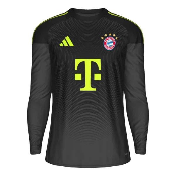 FC Bayern München Målmand Trøje 25/26 Langærmet Sort FC Bayern München Målmand Trøje 25/26 Langærmet Sort