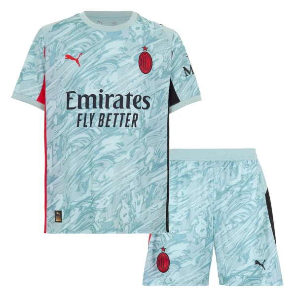 AC Milan Målmand Trøje Barn 25/26 Blå AC Milan Målmand Trøje Barn 25/26 Blå
