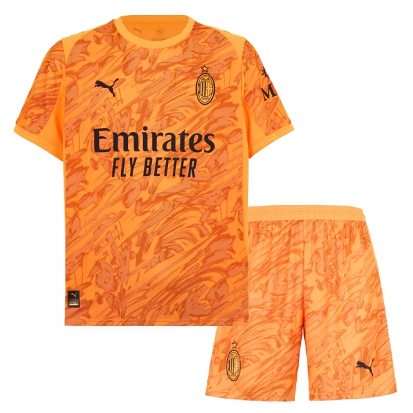 AC Milan Målmand Trøje Barn 25/26 Orange AC Milan Målmand Trøje Barn 25/26 Orange
