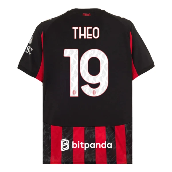 AC Milan Theo Hernández 19 Hjemmebanetrøje 25/26 AC Milan Theo Hernández 19 Hjemmebanetrøje 25/26