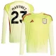 Aston Villa Emiliano Martínez 23 Målmand Trøje 25/26 Langærmet Aston Villa Emiliano Martínez 23 Målmand Trøje 25/26 Langærmet