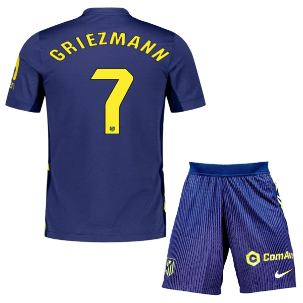 Atlético Madrid Antoine Griezmann 7 Udebanetrøje Barn 25/26 Atlético Madrid Antoine Griezmann 7 Udebanetrøje Barn 25/26