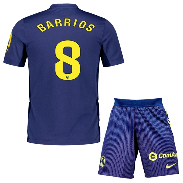 Atlético Madrid Barrios 8 Udebanetrøje Barn 25/26 Atlético Madrid Barrios 8 Udebanetrøje Barn 25/26