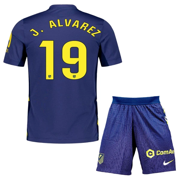 Atlético Madrid Julián Álvarez 19 Udebanetrøje Barn 25/26 Atlético Madrid Julián Álvarez 19 Udebanetrøje Barn 25/26