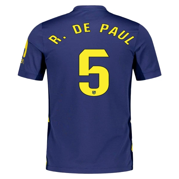 Atlético Madrid Rodrigo de Paul 5 Udebanetrøje 25/26 Atlético Madrid Rodrigo de Paul 5 Udebanetrøje 25/26