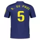 Atlético Madrid Rodrigo de Paul 5 Udebanetrøje 25/26 Atlético Madrid Rodrigo de Paul 5 Udebanetrøje 25/26
