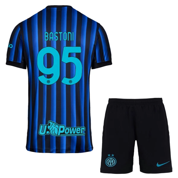 Inter Milan Bastoni 95 Hjemmebanetrøje Barn 25/26 Inter Milan Bastoni 95 Hjemmebanetrøje Barn 25/26