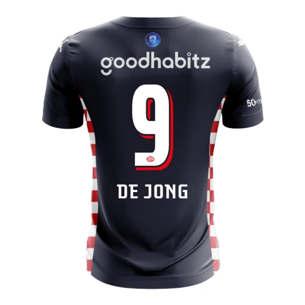 PSV Eindhoven De Jong 9 Udebanetrøje 25/26 PSV Eindhoven De Jong 9 Udebanetrøje 25/26