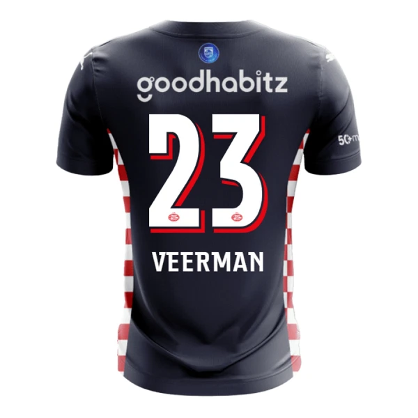 PSV Eindhoven Veerman 23 Udebanetrøje 25/26 PSV Eindhoven Veerman 23 Udebanetrøje 25/26