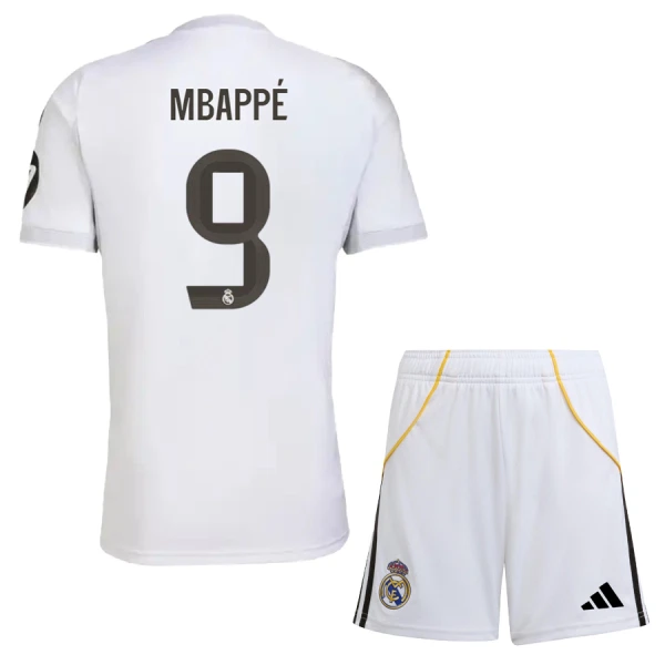 Real Madrid Kylian Mbappé 9 Hjemmebanetrøje Barn 25/26 Real Madrid Kylian Mbappé 9 Hjemmebanetrøje Barn 25/26