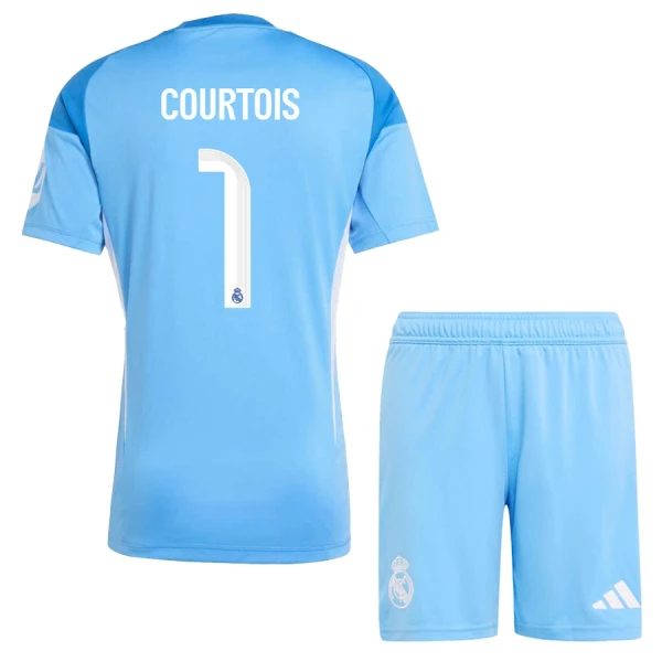 Real Madrid Thibaut Courtois 1 Målmand Trøje Barn 25/26 Real Madrid Thibaut Courtois 1 Målmand Trøje Barn 25/26