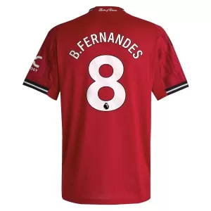 Manchester United Bruno Fernandes 8 Hjemmebanetrøje 25/26